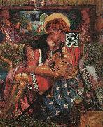 Dante Gabriel Rossetti The Wedding of Saint George and Princess Sabra Norge oil painting reproduction